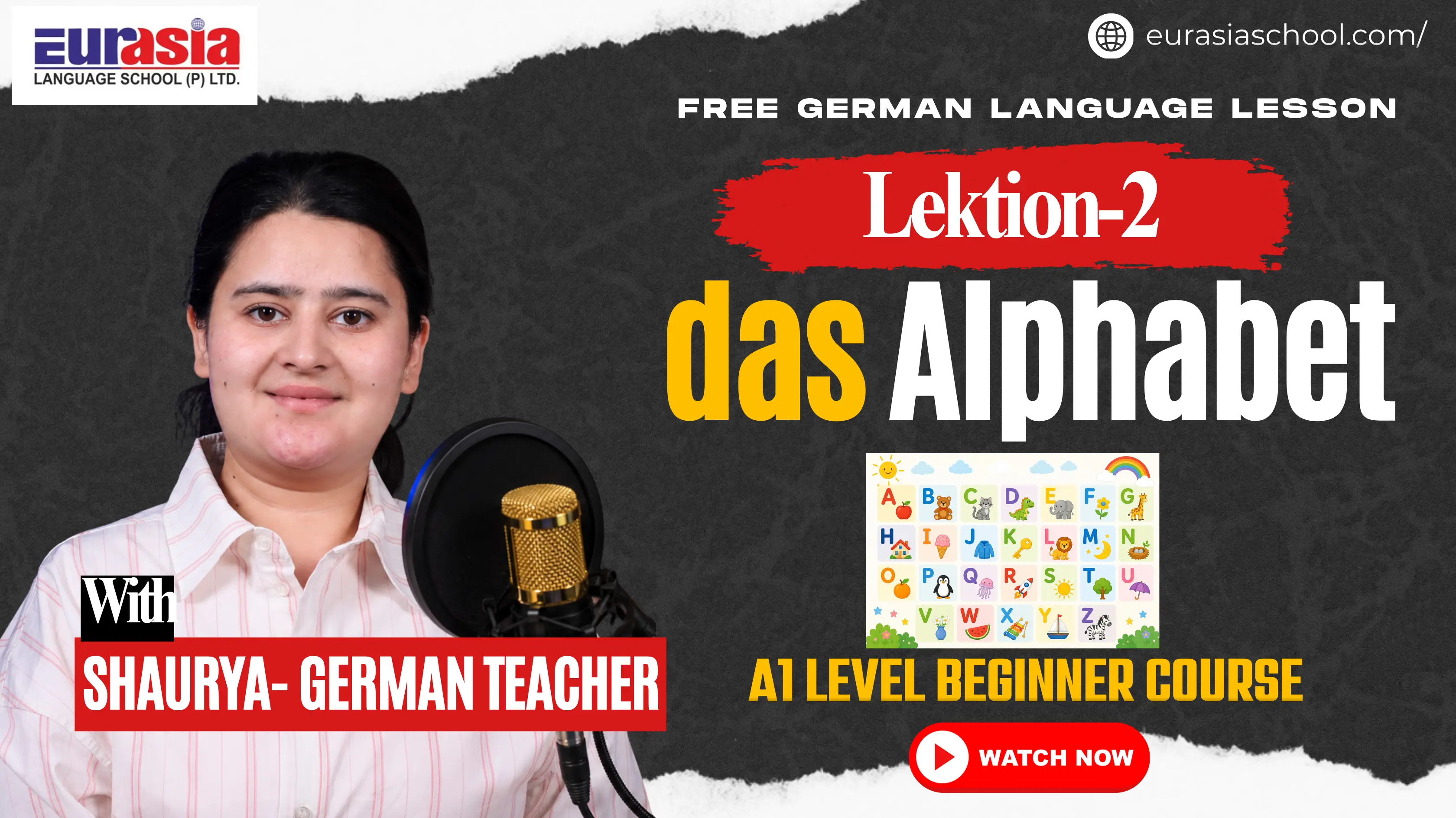 Free German Language Lession A1 Level Beginner Course Lektion-2